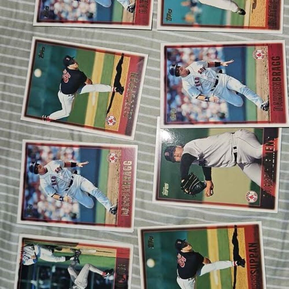 1997 Topps Boston Red Sox Baseball Card Lot - Roger Clemens, Jeff Suppan